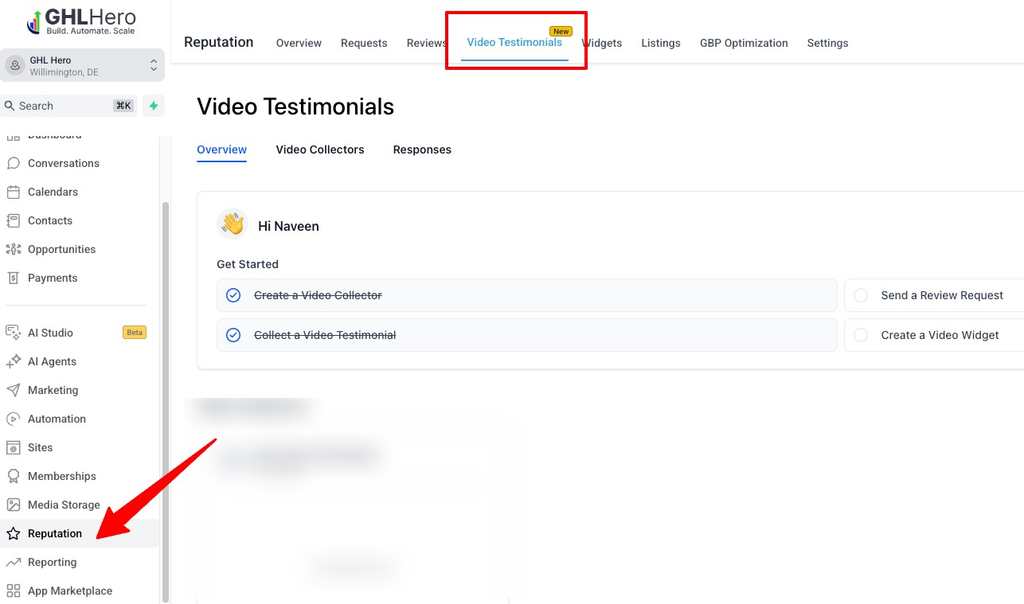 Video Testimonial